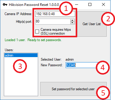 Hikvision Password Reset Tool